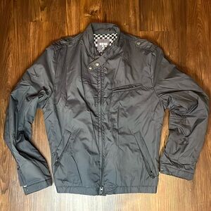 Bomber puffer moto style jacket